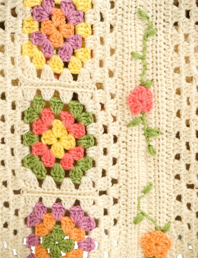 Posy Granny Baby Blanket Free Crochet Pattern