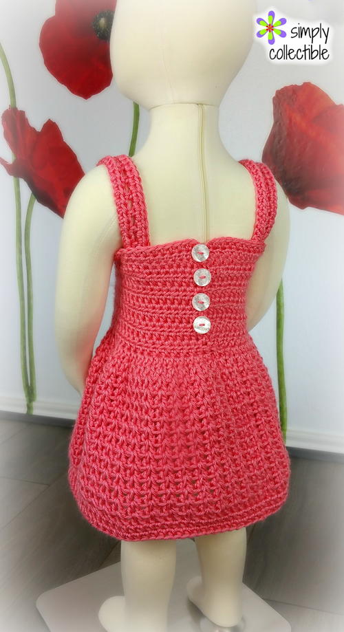 Princess Reversible Dress Free Crochet Pattern