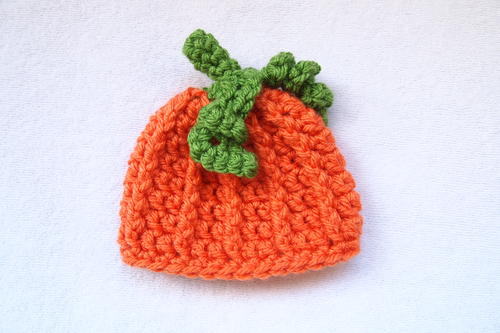 Pumpkin Preemie Hat Free Crochet Pattern