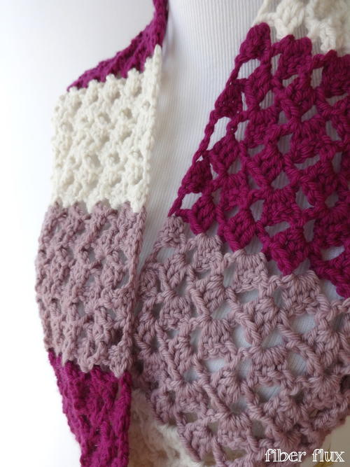Raspberry Infinity Scarf Free Crochet Pattern