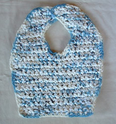 Recycled Baby Bib Free Crochet Pattern