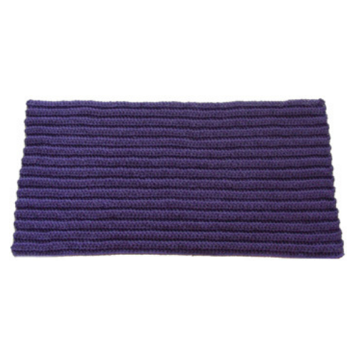 Ridged Rug Free Crochet Pattern