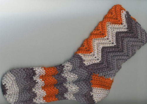 Ripple Socks Free Crochet Pattern