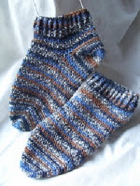 Round Toe Socks Free Crochet Pattern