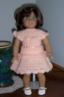 Ruffled Doll Set Free Crochet Pattern