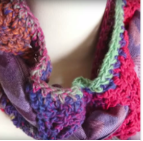 Scarf In Scarf Free Crochet Pattern