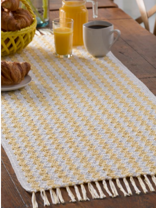 Sea Shells Table Runner Free Crochet Pattern