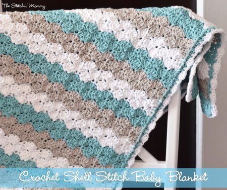 Shell Baby Blanket Free Crochet Pattern