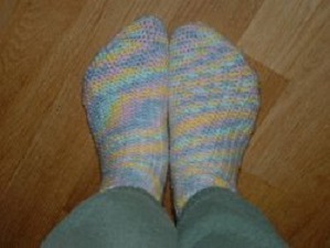 Shell Socks Free Crochet Pattern