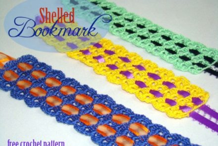 Shelled Bookmark Free Crochet Pattern