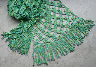 Silky Lace Scarf Free Crochet Pattern