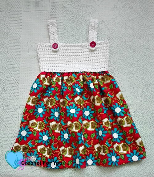 Simple Summertime Baby Sundress Free Crochet Pattern