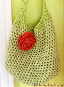 Single Skein Market Bag Free Crochet Pattern