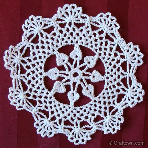 Snowflake Doily Free Crochet Pattern