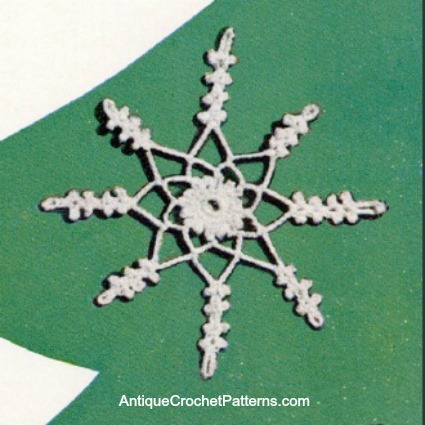 Snowflake Free Crochet Pattern