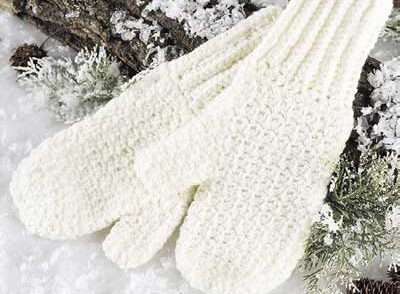 Soft 'n Warm Mittens Free Crochet Pattern