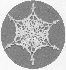 Sparkling Snowflake Free Crochet Pattern