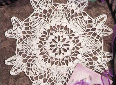 Spinning Wheel Doily Free Crochet Pattern