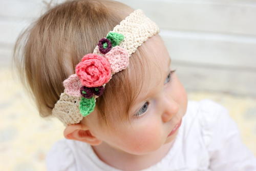 Spring Has Sprung Flower Headband Free Crochet Pattern