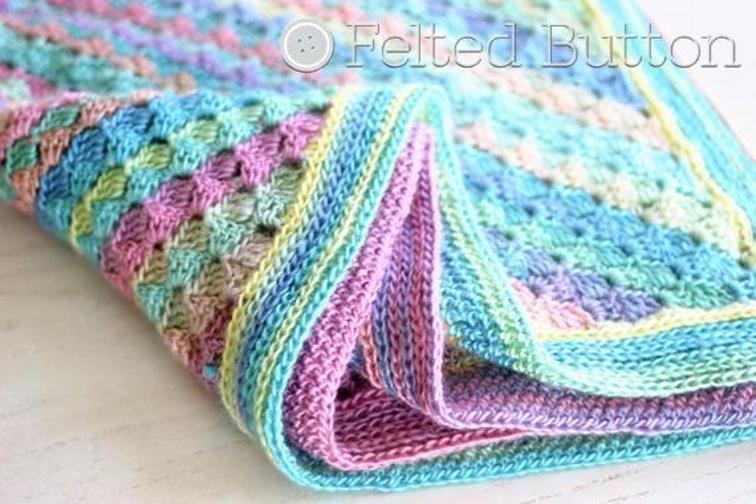 Spring Summer Blanket Free Crochet Pattern