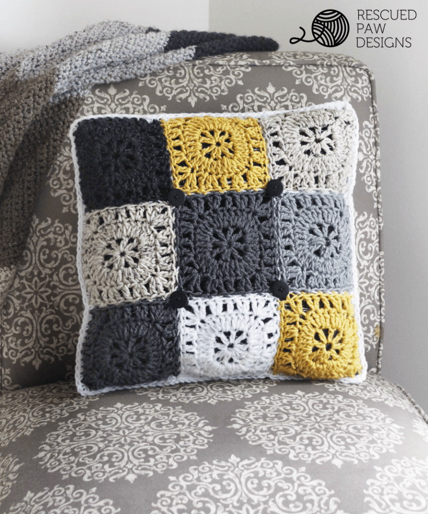 Squared Off Pillow Free Crochet Pattern