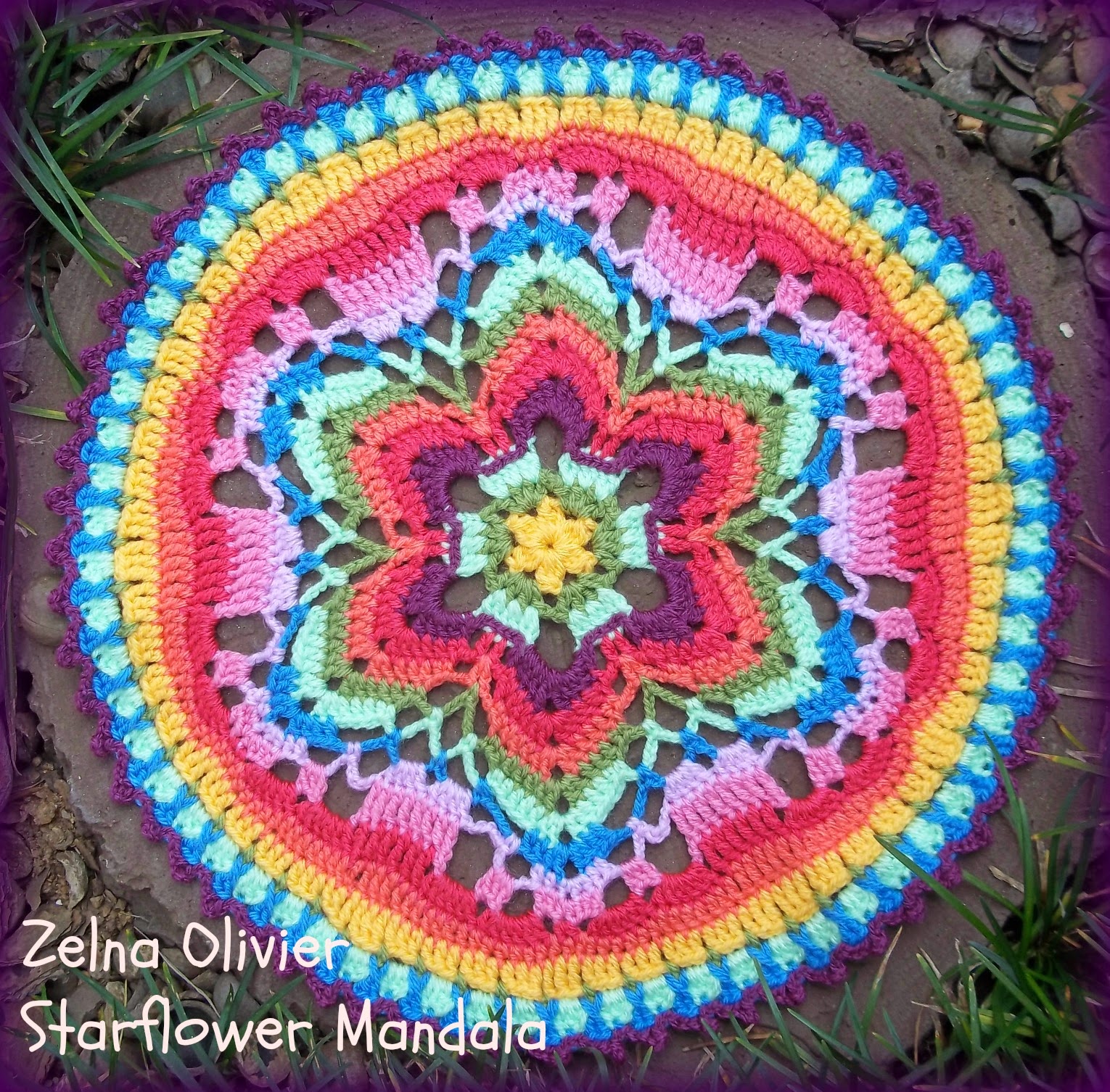 Starflower Mandala Free Crochet Pattern