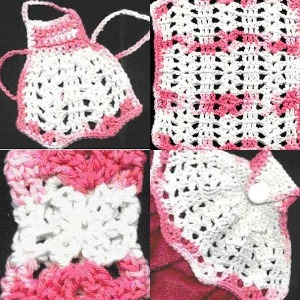 Strawberries & Cream Kitchen Set Free Crochet Pattern