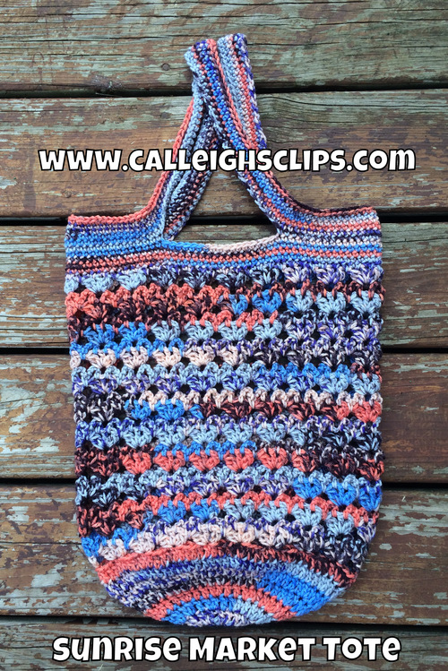 Sunrise Market Tote Free Crochet Pattern