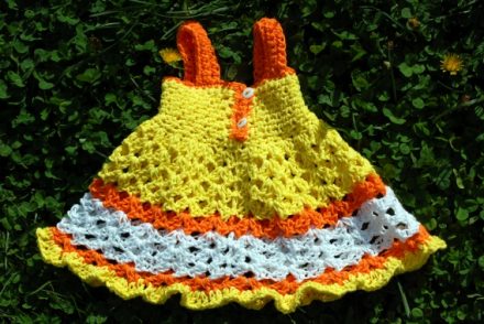 Sunshine & Marmalade Baby Dress Free Crochet Pattern