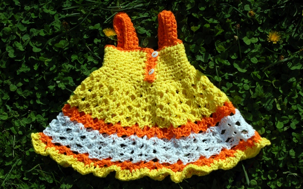 Sunshine & Marmalade Baby Dress Free Crochet Pattern