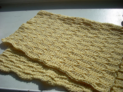 Sunshine Waves Dish Towel Free Crochet Pattern
