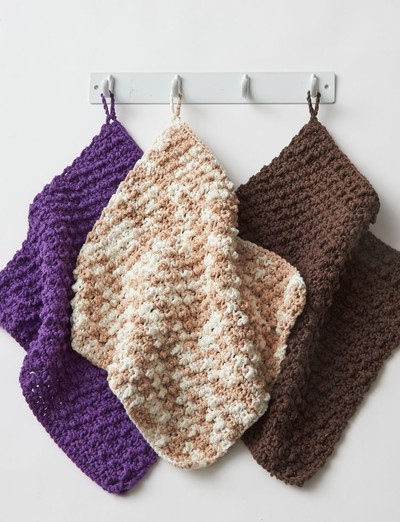 Super Speedy Textured Dishcloth Free Crochet Pattern