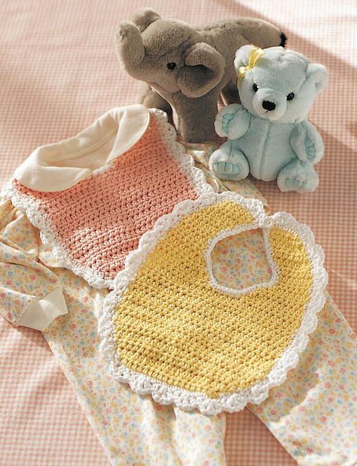 Sweet as Candy Baby Bib Free Crochet Pattern