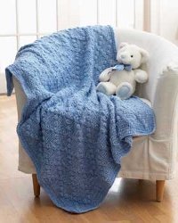 Textured Baby Blanket Free Crochet Pattern