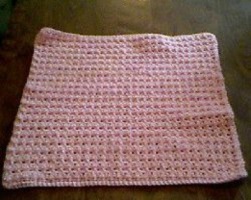 Thermal Stitch Preemie Afghan Free Crochet Pattern