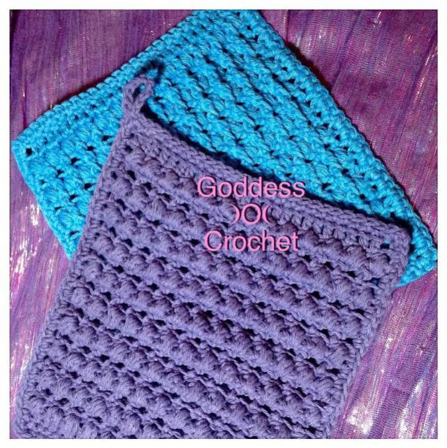 Thick & Bumpy Potholder Free Crochet Pattern