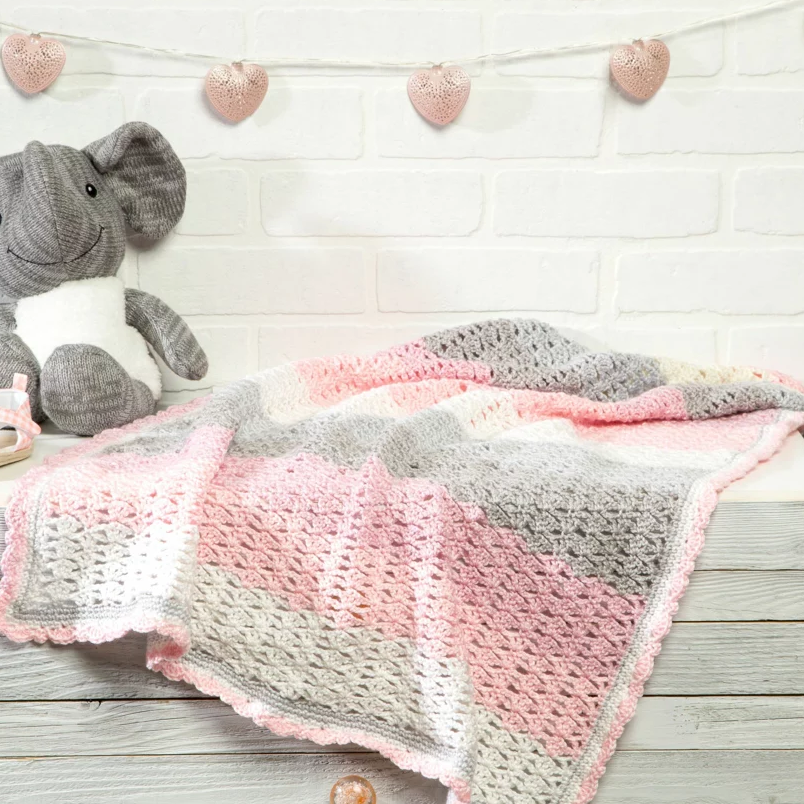 Thumbelina Baby Blanket Free Crochet Pattern