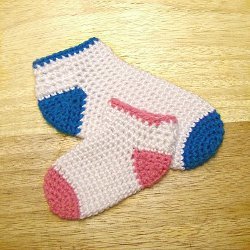 Toddler Sock Free Crochet Pattern