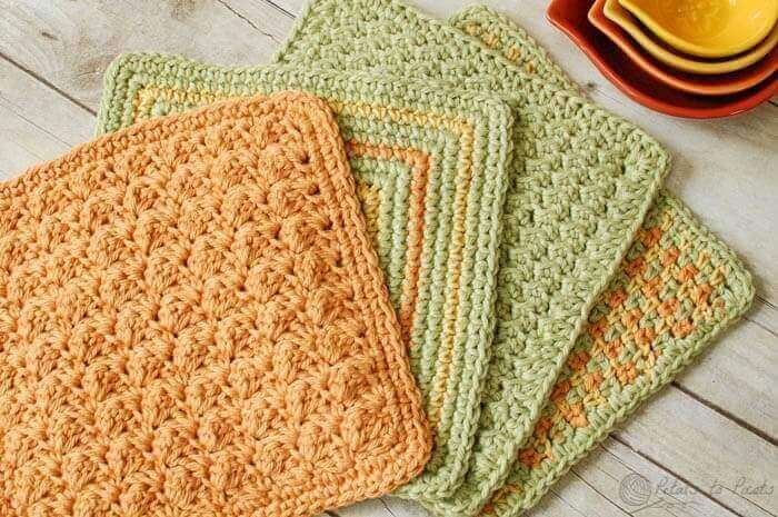 Tunisian Dry Mat Free Crochet Pattern