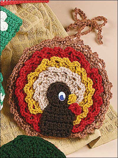 Turkey Towel Topper Free Crochet Pattern