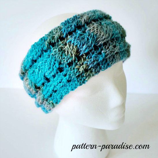 Unforgettable Cables Headband Free Crochet Pattern