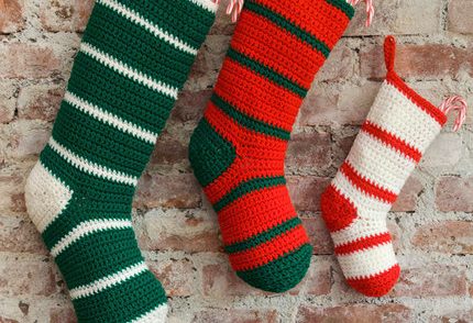 Waiting for Santa Stockings Free Crochet Pattern