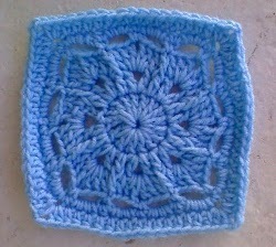 Winter Burst Square Free Crochet Pattern