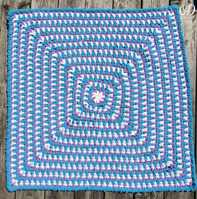 Zoey Baby Blanket Free Crochet Pattern