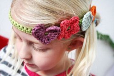 Happy Day Headband Free Crochet Pattern