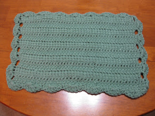 Scallop Edge Placemat Free Crochet Pattern